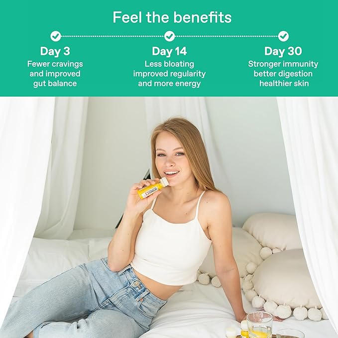 +GNGR Gut Health Booster + Colon Cleanse, Apple Cider Vinegar Shot with Ginger, Prebiotic Fiber, Aloe Vera, Probiotics, Dandelion, Turmeric, Ginger Shot for Immunity & Digestion 2 Oz, Pack of 12