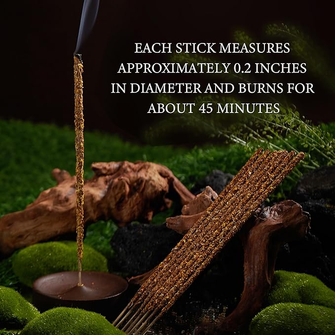 Osmanthus Incense Sticks – Natural Incense Sticks for Meditation, Spiritual Use and Stress Relief Gifts, Handmade for Air Purification