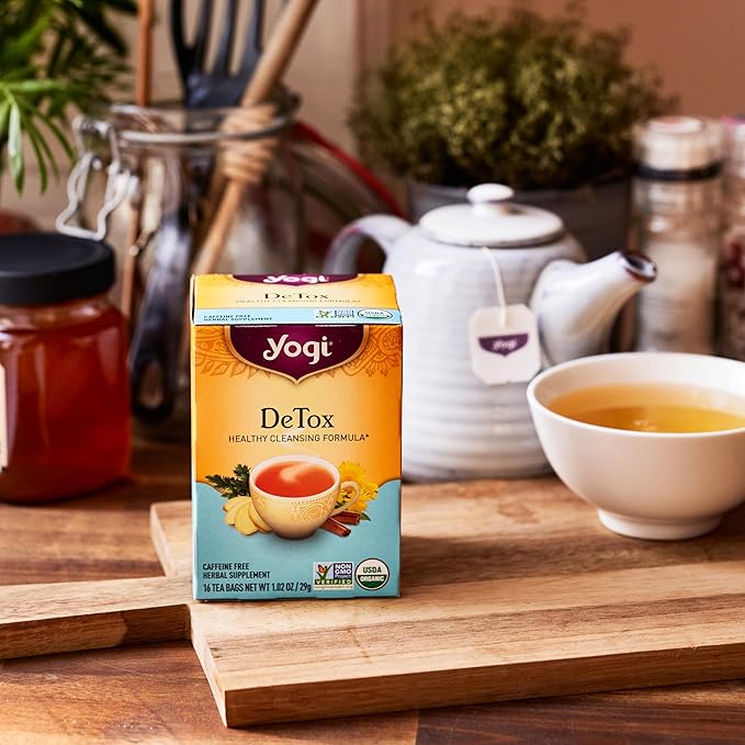 Yogi Tea Well-Being Variety Pack - 16 Bags per Pack (4 Packs) - Black & Herbal Sampler - Caffeine & Caffeine Free - Kava Stress Relief, Ginger, Sweet Tangerine Positive Energy & DeTox