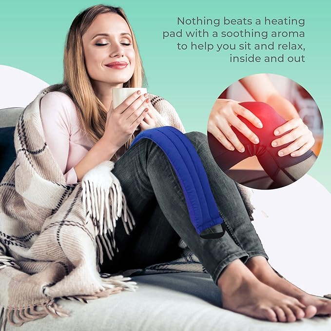 Microwavable Heating Pads for Lower Back, Neck, and Shoulder Pain Relief - Moist Microwave Heating Pad for Muscles and Joints - Microwave Hot Pack Heat Pad for Cramps