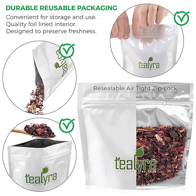 Tealyra - Cherry Goddess - Fruity Herbal Loose Leaf Tea - Caffeine-Free - Vitamin Rich - Hot and Iced - All Natural - 110g (4-ounce)