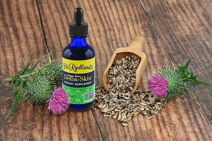 Dr. Rydland's Herbal Supplement | Created by KidsWellness | Safe and Effective for Infants to Adults| Detox & Skin | Relieves Eczema, Rosacea, Acne and Viral Skin Rashes | 2 Ounce Bottle