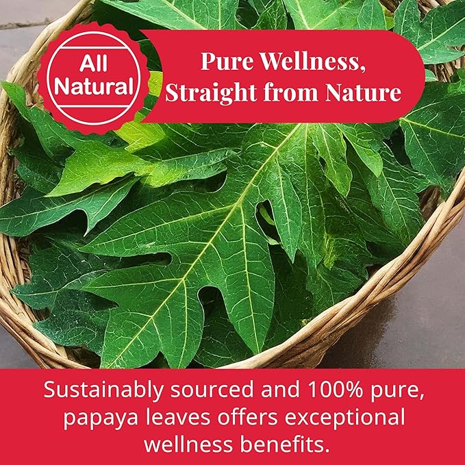 Premium Papaya Leaf Tea, 75Tea bags, 100% Natural Papaya Leaves, HerbalTea, No Additives, Caffeine Free, Non GMO, Gluten-Free, Vegan-Friendly. by Akshit