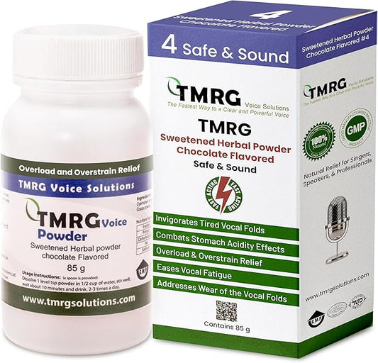 Powder Professional Vocal Cord Remedy - Natural Herbal Voice Powder - Protect Against Vocal Fatigue and Overload, Enhances Vocal Clarity, Soothes & Improves Range and Resonance