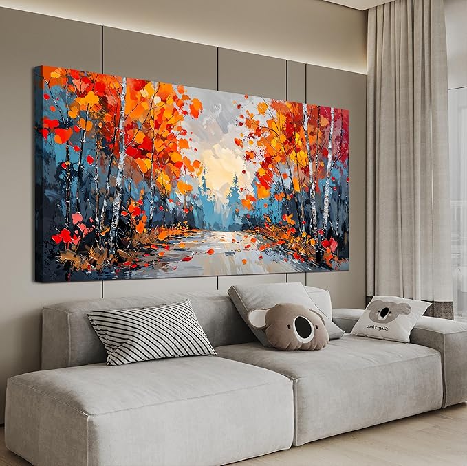 Canvas Wall Art Decor Wall Art Pictures for Living Room Canvas Art Wall Decor Vintage Nature Wall Art Prints Mountain Botanical Wall Art Decorations Artwork for Walls Bedroom Office Decor 20" X 40"