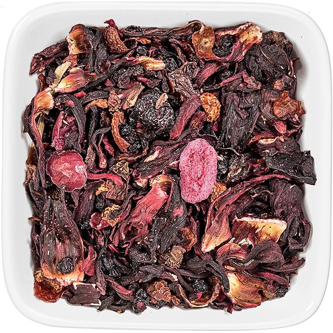 Tealyra - Cherry Goddess - Fruity Herbal Loose Leaf Tea - Caffeine-Free - Vitamin Rich - Hot and Iced - All Natural - 8 ounce