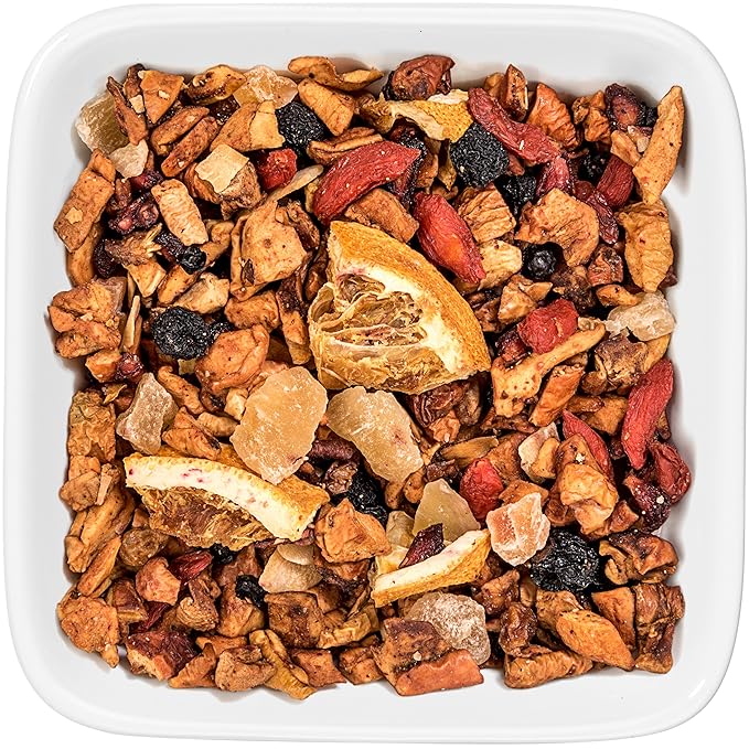Tealyra - Superfruit Mango - Goji Berries - Pineapple - Pomegranate - Fruity Herbal Loose Leaf Tea - Hot or Iced - Vitamin and Antioxidant Rich - No Caffeine - 112g (4-ounce)